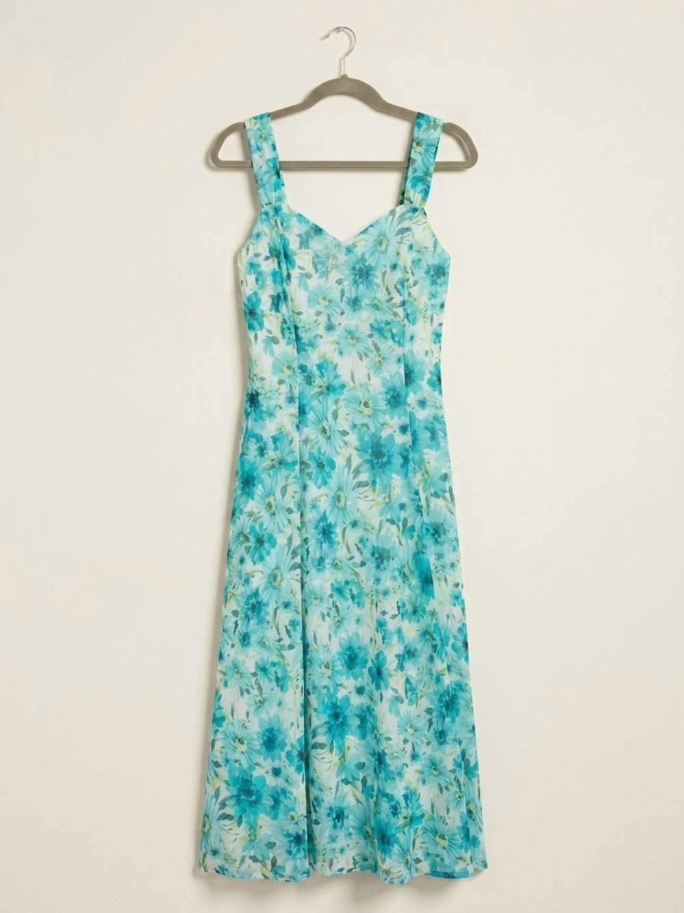 Connected Apparel Floral Midi Dress & Crochet Shrug 2 Pc Set Size 10 - Picture 4 of 5